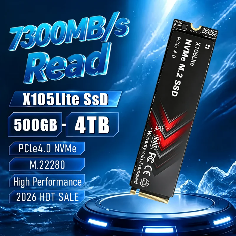 M.2 Nvme 4Tb Pcie 4.0 Ssd - YENİ X105Lite 500GB-4TB PCIe 4.0 NVMe