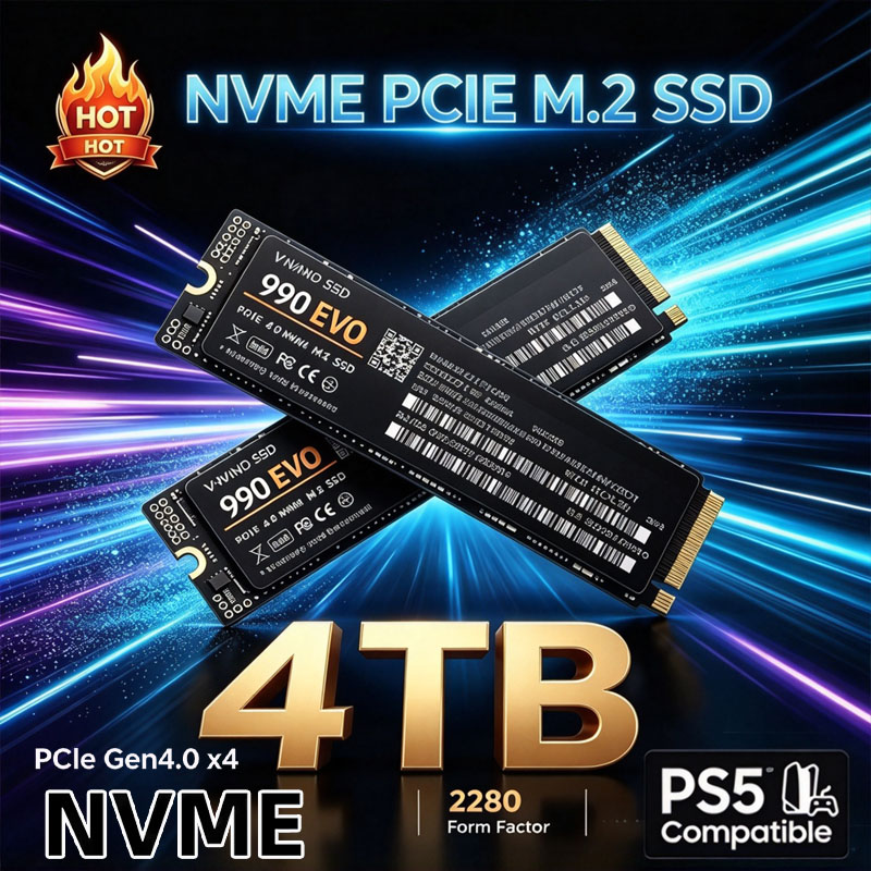 M.2 Nvme 4Tb Pcie 4.0 Ssd - 990 EVO Oyun M.2 NVMe SSD